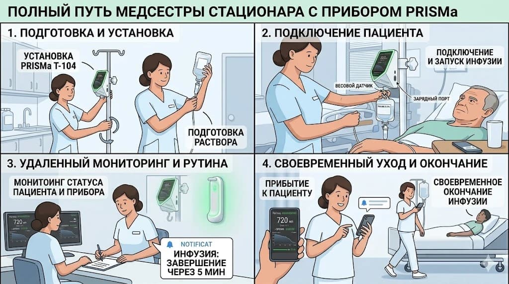 Клиентский путь медсестры с PRISMa™